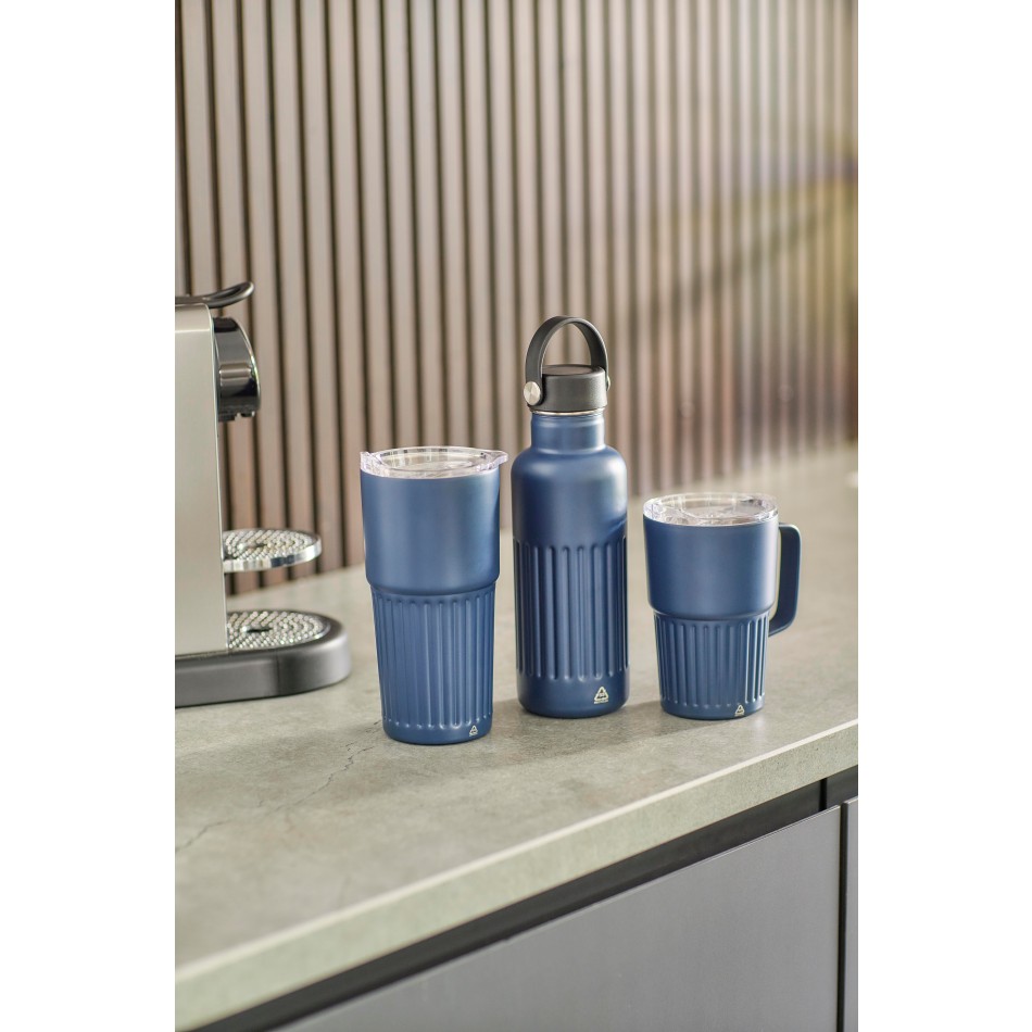 Borraccia in acciaio inox riciclato doppia parete 500 ml Lior - Gadget.it - 