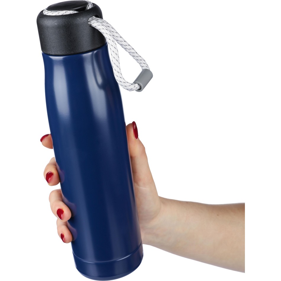 Borraccia in acciaio inox riciclato doppia parete 500 ml Solene - Gadget.it - 