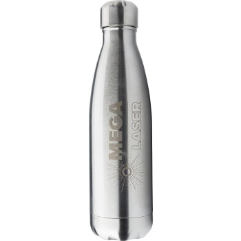 Borraccia in acciaio inox, singola parete, capacità 650 ml Sumatra - Gadget.it - 
