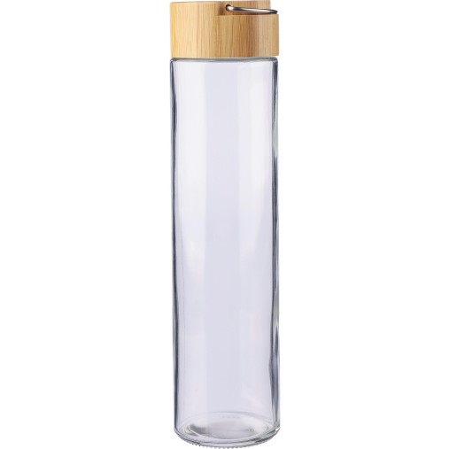 Borraccia in vetro e bamboo 500ml - CLARENCE - Gadget.it - 