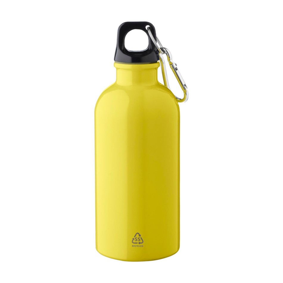 Borraccia in acciaio inox riciclato a parete singola 400 ml Sable - Gadget.it - 