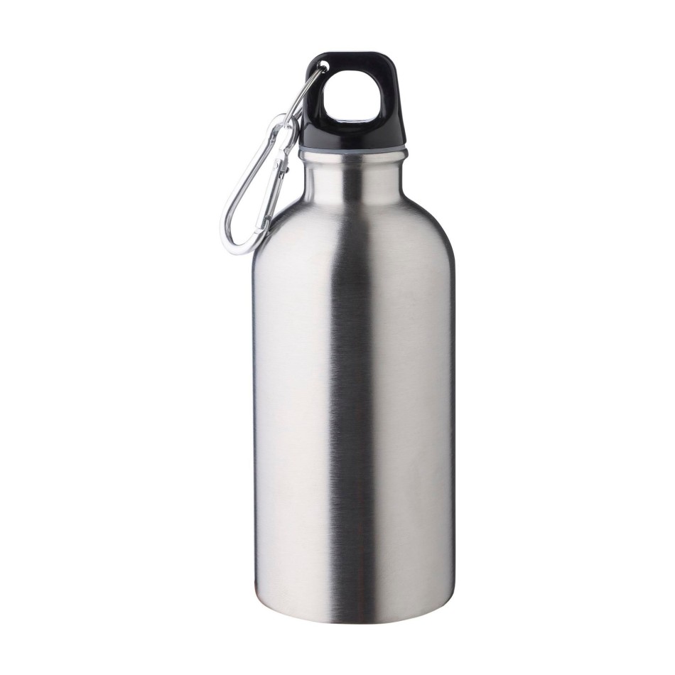 Borraccia in acciaio inox riciclato a parete singola 400 ml Sable - Gadget.it - 