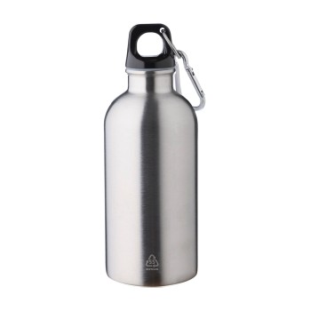 Borraccia in acciaio inox riciclato a parete singola 400 ml Sable - Gadget.it - 