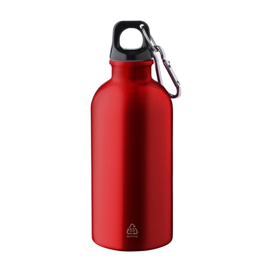 Borraccia in acciaio inox riciclato a parete singola 400 ml Sable - Gadget.it - 
