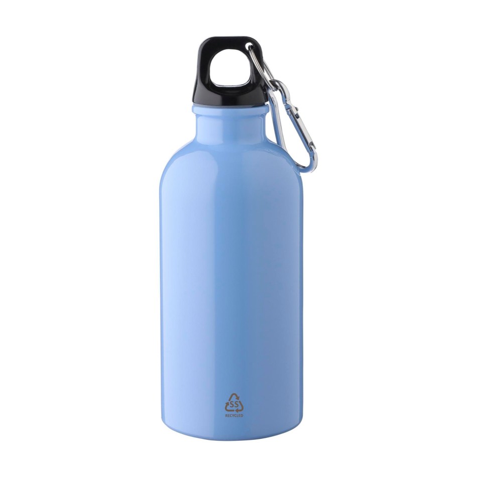Borraccia in acciaio inox riciclato a parete singola 400 ml Sable - Gadget.it - 