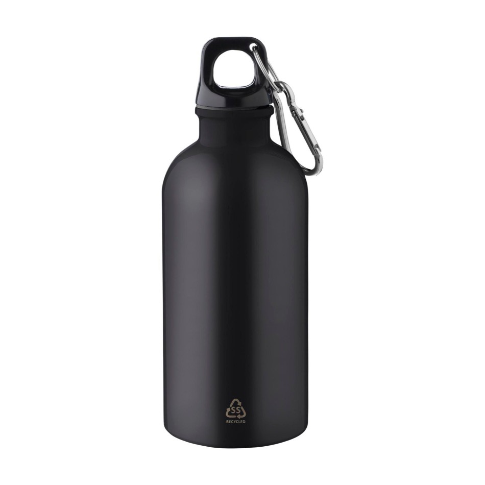 Borraccia in acciaio inox riciclato a parete singola 400 ml Sable - Gadget.it - 
