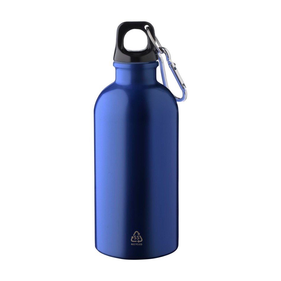 Borraccia in acciaio inox riciclato a parete singola 400 ml Sable - Gadget.it - 