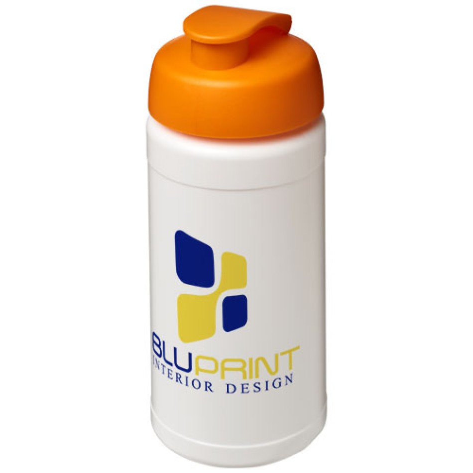 Borraccia sportiva Baseline® Plus da 500 ml con coperchio a scatto - Gadget.it - 