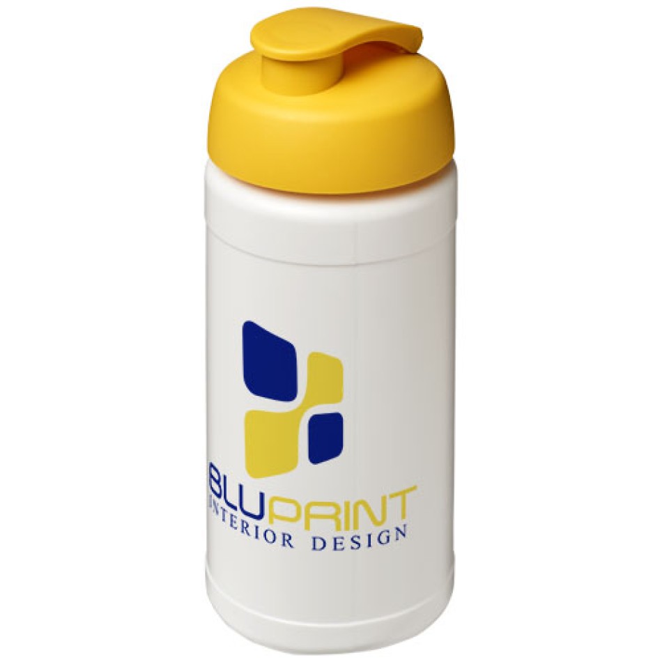 Borraccia sportiva Baseline® Plus da 500 ml con coperchio a scatto - Gadget.it - 