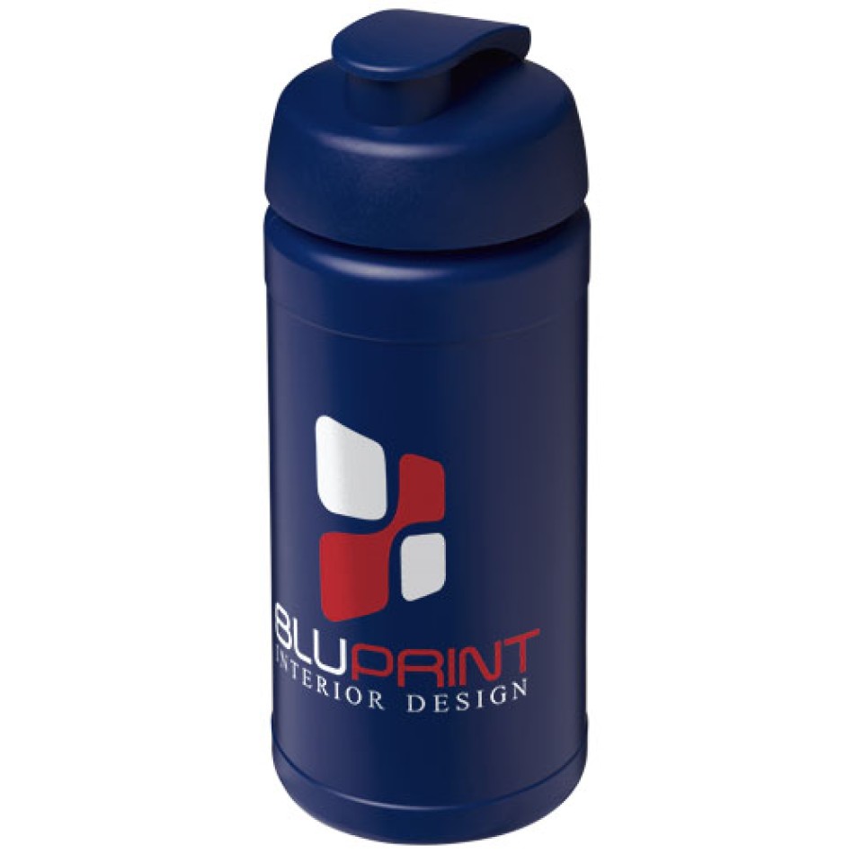 Borraccia sportiva Baseline® Plus da 500 ml con coperchio a scatto - Gadget.it - 