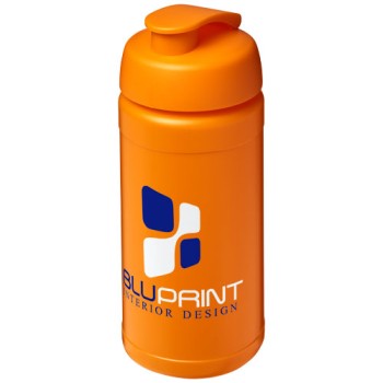 Borraccia sportiva Baseline® Plus da 500 ml con coperchio a scatto - Gadget.it - 