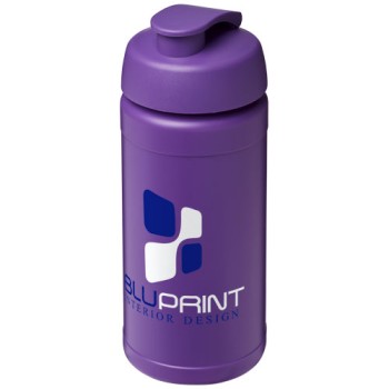 Borraccia sportiva Baseline® Plus da 500 ml con coperchio a scatto - Gadget.it - 