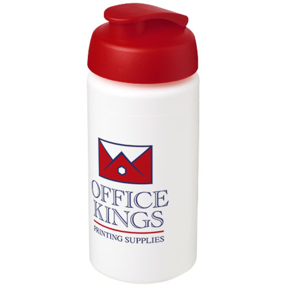 Borraccia sportiva Baseline® Plus da 500 ml con impugnatura e coperchio a scatto - Gadget.it - 