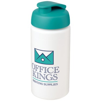 Borraccia sportiva Baseline® Plus da 500 ml con impugnatura e coperchio a scatto - Gadget.it - 