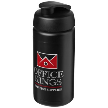 Borraccia sportiva Baseline® Plus da 500 ml con impugnatura e coperchio a scatto - Gadget.it - 