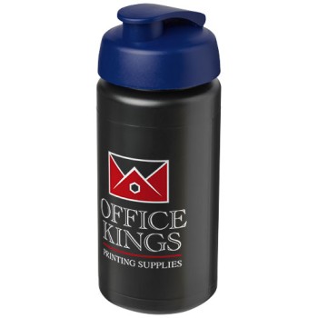 Borraccia sportiva Baseline® Plus da 500 ml con impugnatura e coperchio a scatto - Gadget.it - 