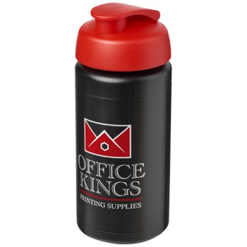 Borraccia sportiva Baseline® Plus da 500 ml con impugnatura e coperchio a scatto - Gadget.it - 