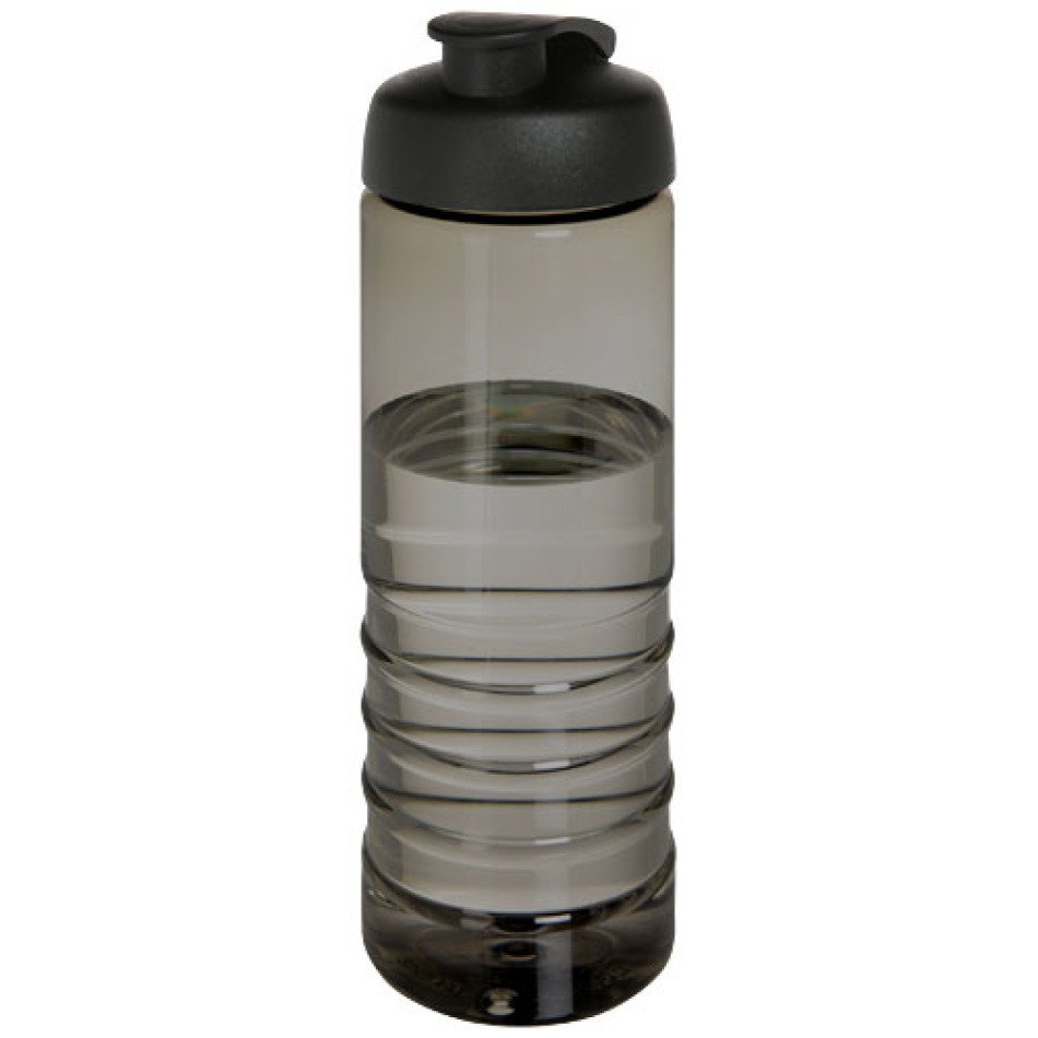 Borraccia sportiva con coperchio a scatto da 750 ml H2O Active® Eco Treble - Gadget.it - 