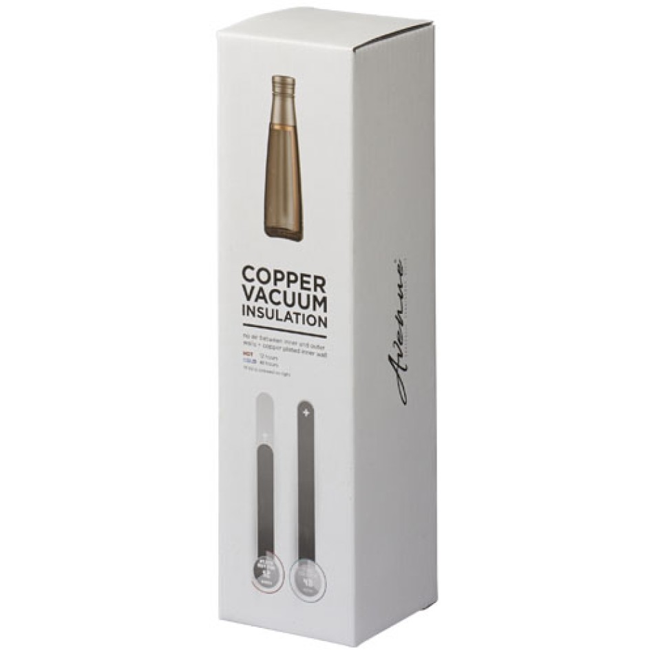Borraccia sportiva con isolamento sottovuoto in rame Duke da 500 ml - Gadget.it - 