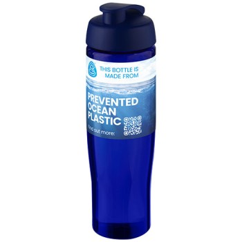 Borraccia sportiva da 700 ml con coperchio a scatto H2O Active® Eco Tempo - Gadget.it - 