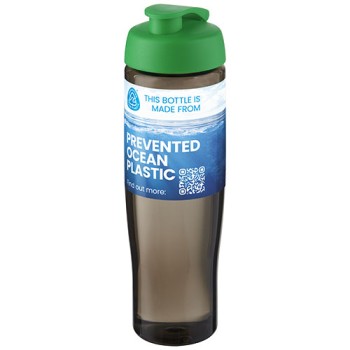 Borraccia sportiva da 700 ml con coperchio a scatto H2O Active® Eco Tempo - Gadget.it - 