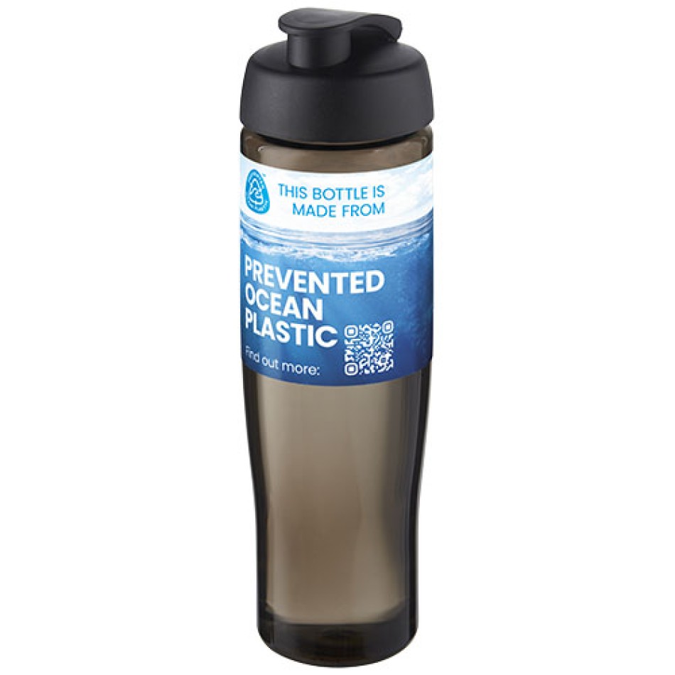 Borraccia sportiva da 700 ml con coperchio a scatto H2O Active® Eco Tempo - Gadget.it - 