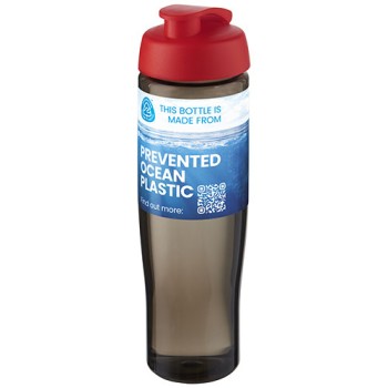 Borraccia sportiva da 700 ml con coperchio a scatto H2O Active® Eco Tempo - Gadget.it - 