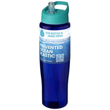 Borraccia sportiva da 700 ml con coperchio con beccuccio H2O Active® Eco Tempo - Gadget.it - 