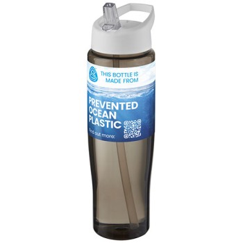 Borraccia sportiva da 700 ml con coperchio con beccuccio H2O Active® Eco Tempo - Gadget.it - 