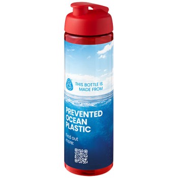 Borraccia sportiva da 850 ml con coperchio a scatto H2O Active® Eco Vibe - Gadget.it - 