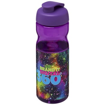 Borraccia sportiva H2O Active® Base da 650 ml con coperchio a scatto - Gadget.it - 