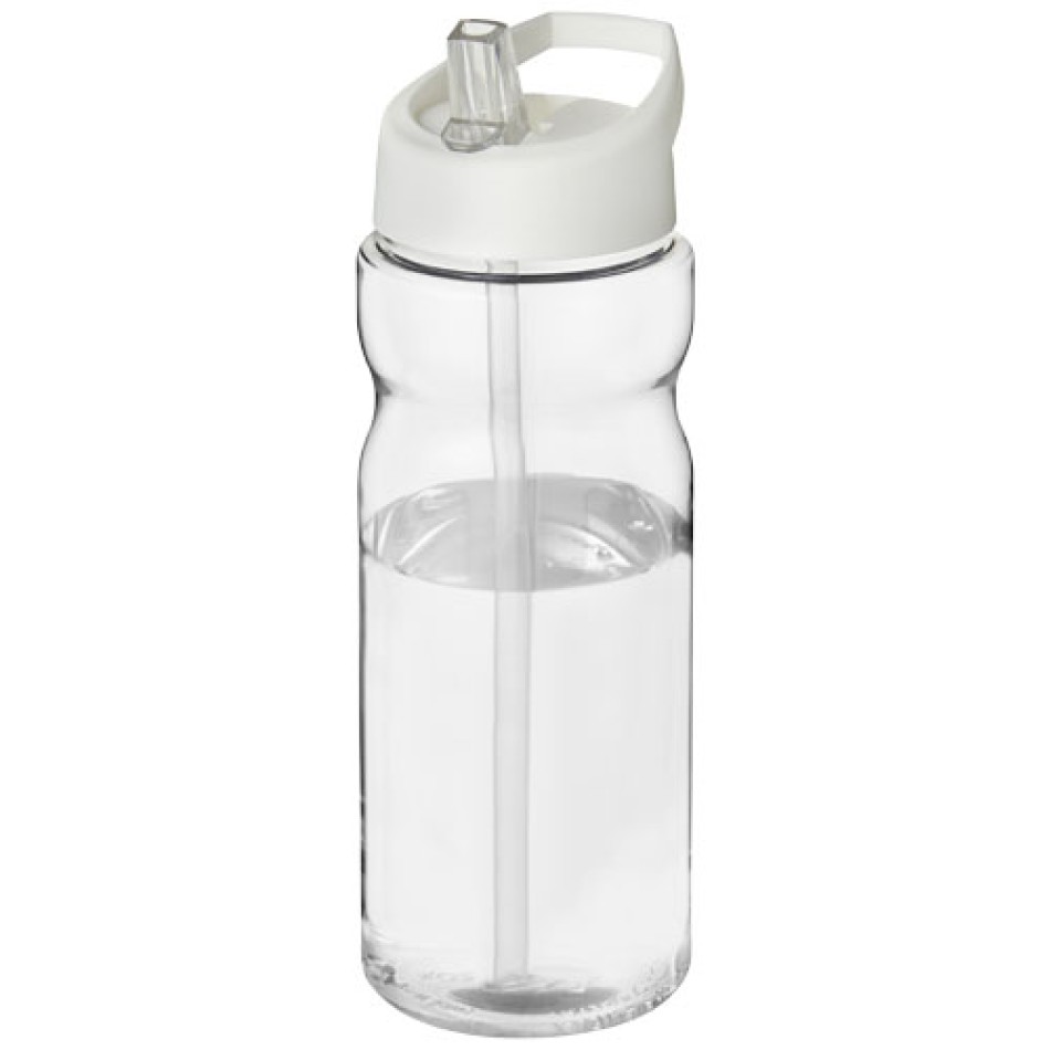 Borraccia sportiva H2O Active® Base da 650 ml con coperchio con beccuccio - Gadget.it - 