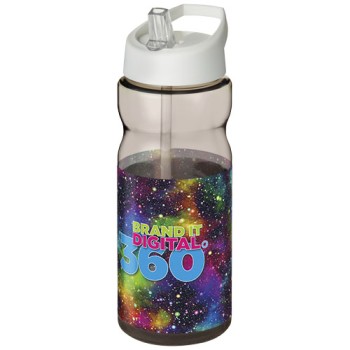 Borraccia sportiva H2O Active® Base da 650 ml con coperchio con beccuccio - Gadget.it - 