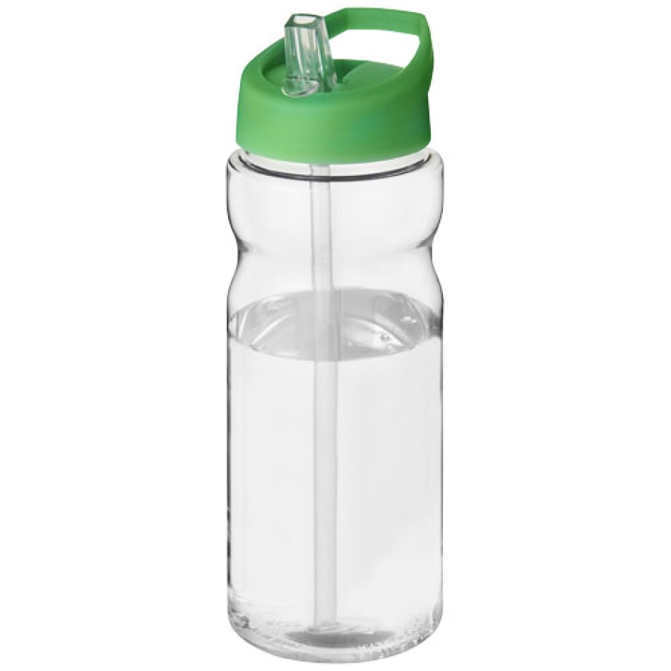 Borraccia sportiva H2O Active® Base da 650 ml con coperchio con beccuccio - Gadget.it - 