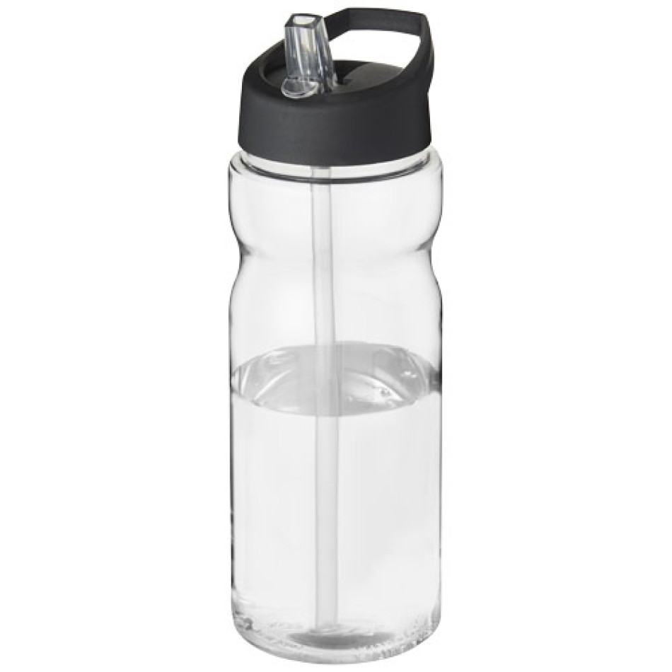 Borraccia sportiva H2O Active® Base da 650 ml con coperchio con beccuccio - Gadget.it - 