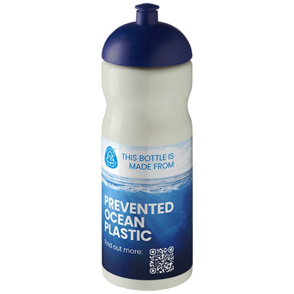 Borraccia sportiva H2O Active® Eco Base da 650 ml con coperchio a cupola - Gadget.it - 