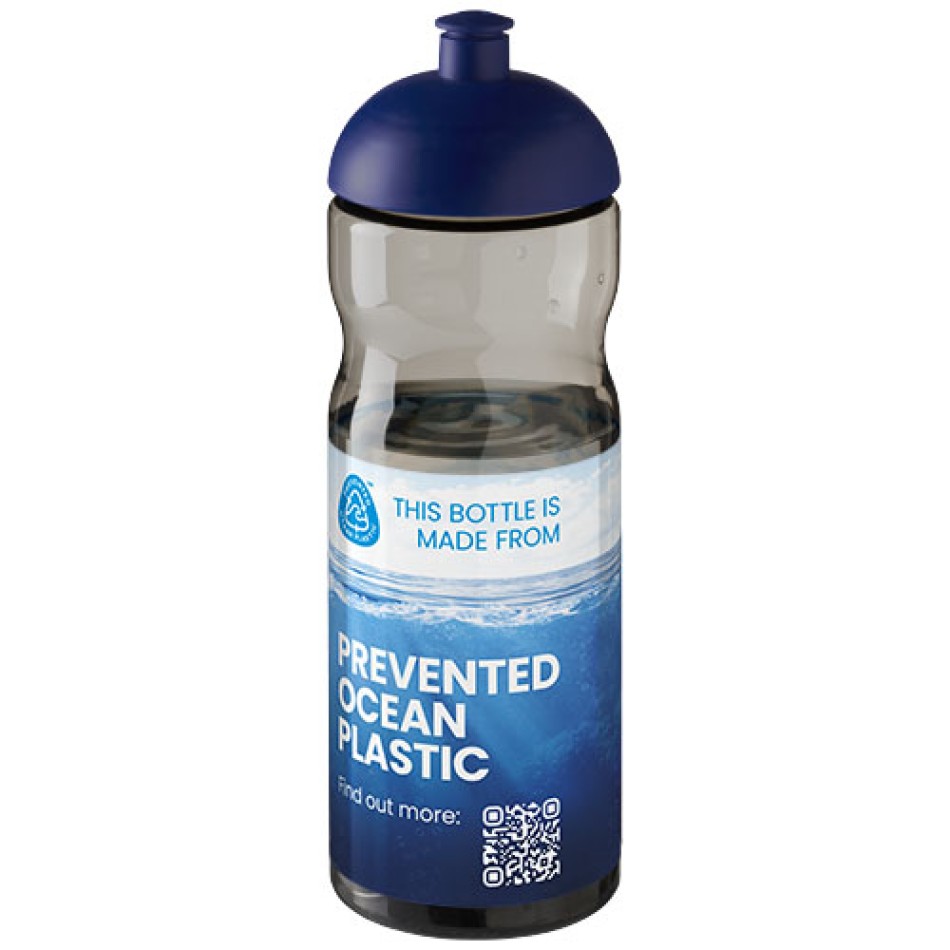 Borraccia sportiva H2O Active® Eco Base da 650 ml con coperchio a cupola - Gadget.it - 