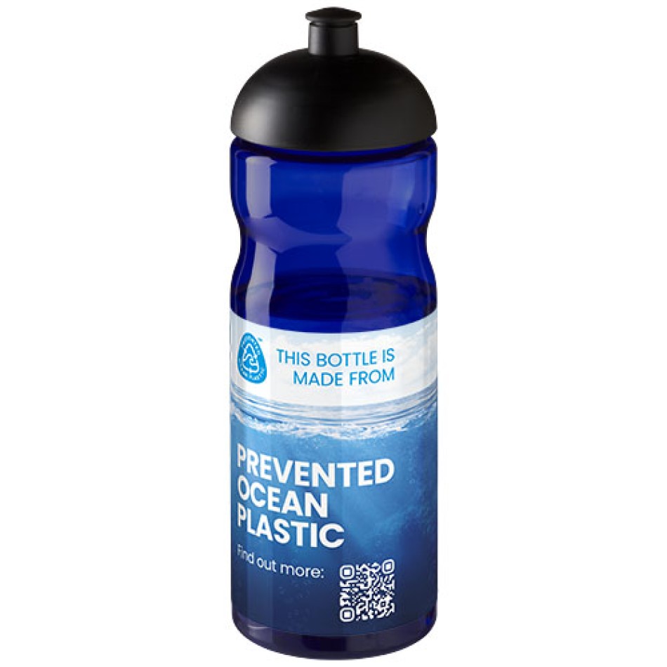 Borraccia sportiva H2O Active® Eco Base da 650 ml con coperchio a cupola - Gadget.it - 