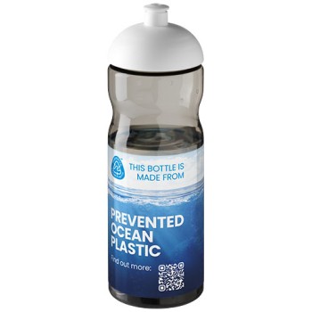 Borraccia sportiva H2O Active® Eco Base da 650 ml con coperchio a cupola - Gadget.it - 