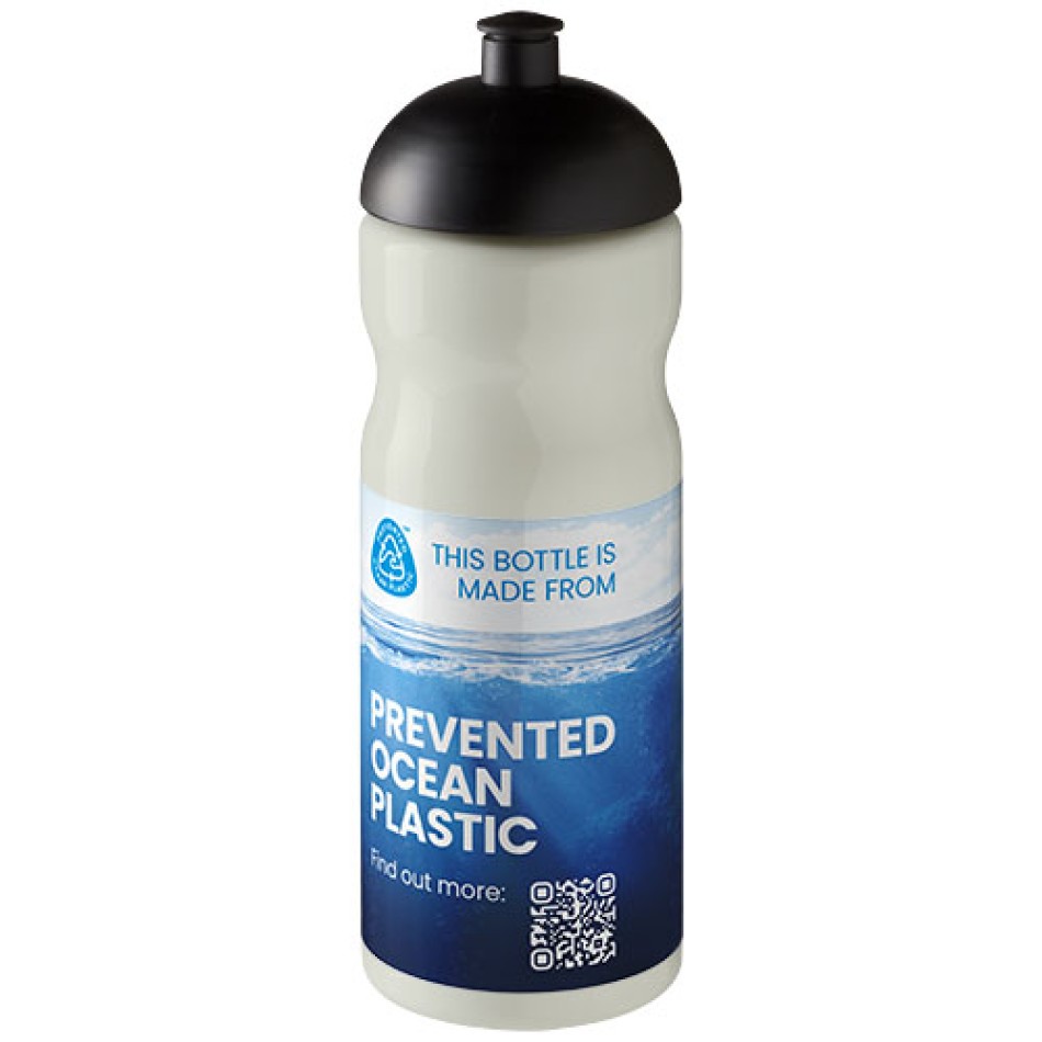 Borraccia sportiva H2O Active® Eco Base da 650 ml con coperchio a cupola - Gadget.it - 