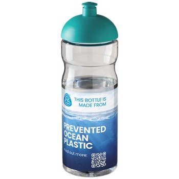 Borraccia sportiva H2O Active® Eco Base da 650 ml con coperchio a cupola - Gadget.it - 