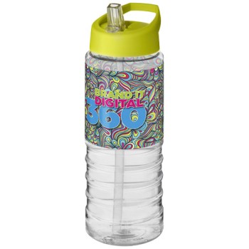 Borraccia sportiva H2O Active® Treble da 750 ml con coperchio con beccuccio - Gadget.it - 