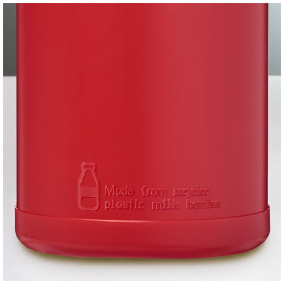 Borraccia sportiva in materiale riciclato con coperchio a scatto da 500 ml Baseline - Gadget.it - 