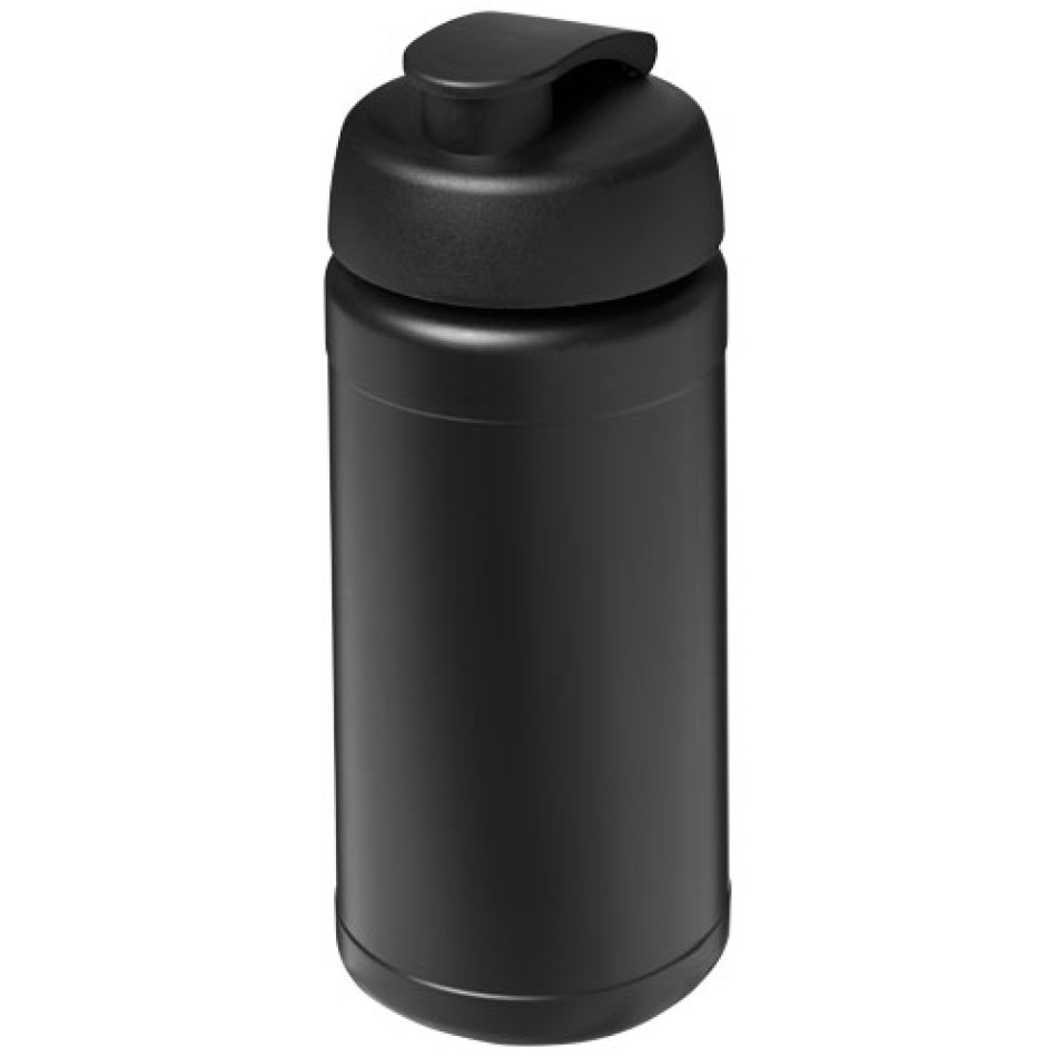 Borraccia sportiva in materiale riciclato con coperchio a scatto da 500 ml Baseline - Gadget.it - 