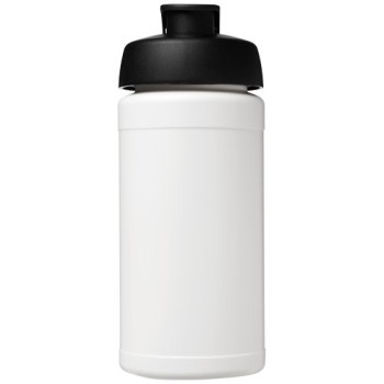 Borraccia sportiva in materiale riciclato con coperchio a scatto da 500 ml Baseline - Gadget.it - 