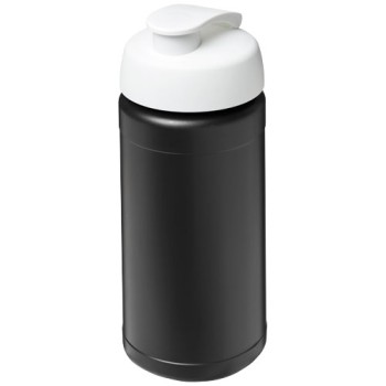 Borraccia sportiva in materiale riciclato con coperchio a scatto da 500 ml Baseline - Gadget.it - 