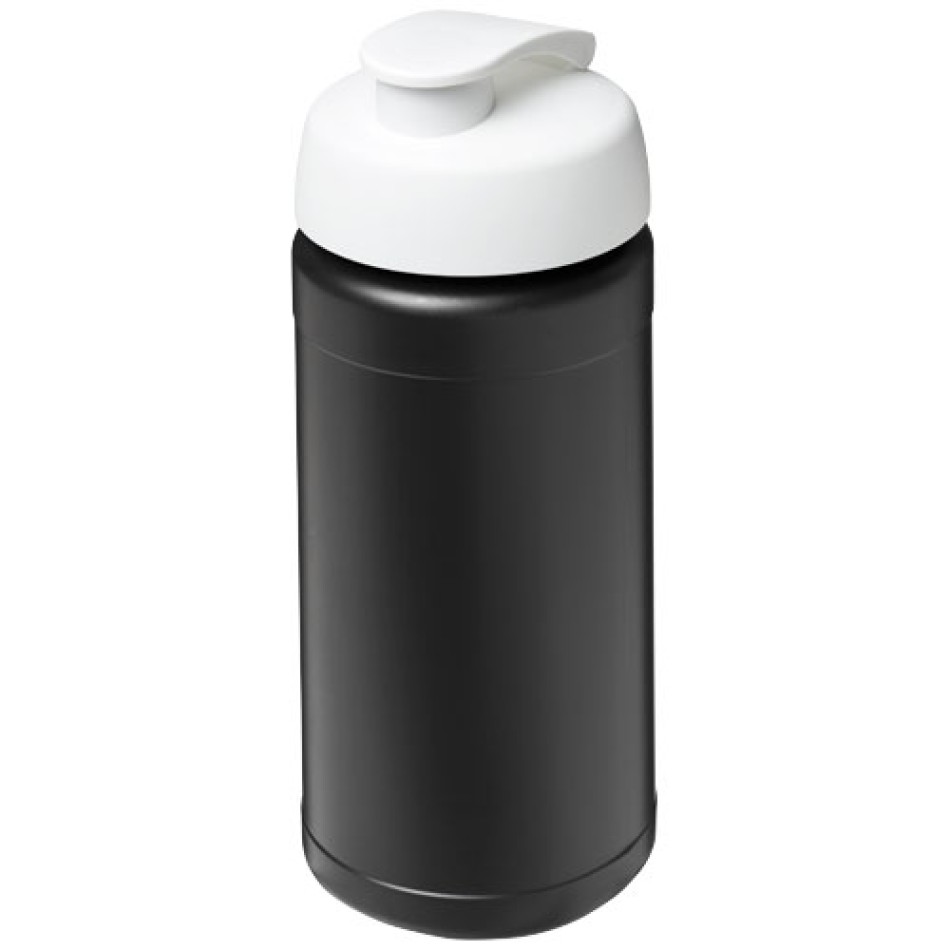Borraccia sportiva in materiale riciclato con coperchio a scatto da 500 ml Baseline - Gadget.it - 
