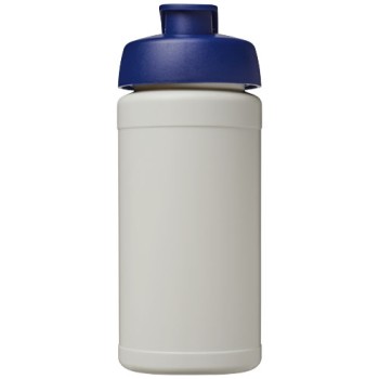 Borraccia sportiva in materiale riciclato con coperchio a scatto da 500 ml Baseline - Gadget.it - 