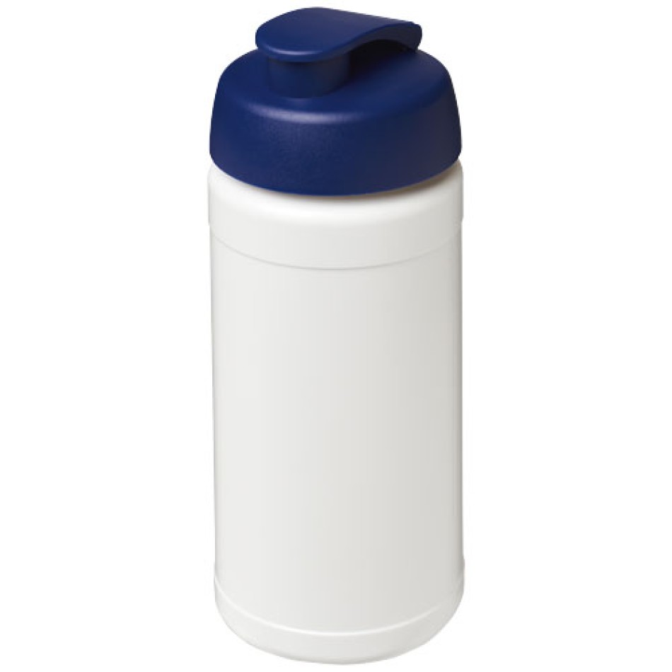 Borraccia sportiva in materiale riciclato con coperchio a scatto da 500 ml Baseline - Gadget.it - 
