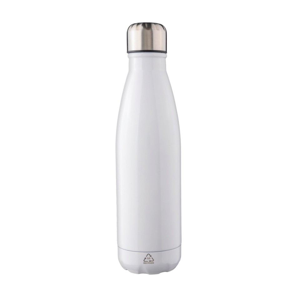Borraccia in acciaio inox riciclato 650ml - CLIFF - Gadget.it - 